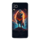 Kılıfland X400 Boutique Baskılı Arslan Desenli Telefon Kılıfı, Siyah