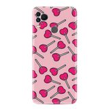 Kılıfland X400 Telefon Kılıfı, Silikon, Heart Lollipop Desenli, Pembe