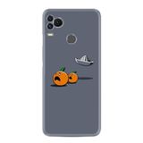 Kılıfland X400 Telefon Kılıfı, Silikon, Resimli Desenli Baskılı, Gri, Orange Escape