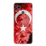 Kılıfland X400 Telefon Kılıfı, Silikon, Türk Bayrağı Desenli, Kırmızı