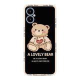 Kılıfland X5 Boutique Baskılı Lovely Bear Telefon Kılıfı, Siyah