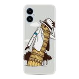 Kılıfland X5 ile Uyumlu Telefon Kılıfı, Resimli Desenli Baskılı, Silikon, Beyaz