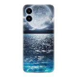 Kılıfland X5 ile Uyumlu Telefon Kılıfı, Resimli Desenli Baskılı Silikon, Great Moon, Mavi