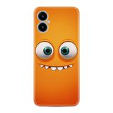 Kılıfland X5 Silikon Telefon Kılıfı, Desen Özel Seri, Turuncu, Dişlek Tasarım