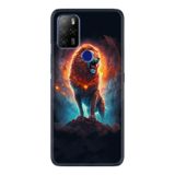Kılıfland X500 Boutique Baskılı Arslan Desenli Telefon Kılıfı, Siyah