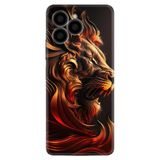 Kılıfland X6 Boutique Baskılı Arslan Desenli Telefon Kılıfı, Siyah