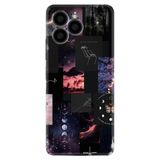 Kılıfland X6 Boutique Baskılı Ay Pattern Resimli Telefon Kılıfı, Siyah