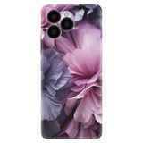 Kılıfland X6 Boutique Baskılı Çiçek Desenli Telefon Kılıfı, Mor