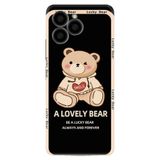 Kılıfland X6 Boutique Baskılı Lovely Bear Telefon Kılıfı, Siyah
