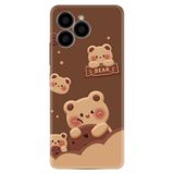 Kılıfland X6 Boutique Baskılı Resimli Bears Telefon Kılıfı, Kahverengi