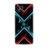 Kılıfland X600 Telefon Kılıfı, Silikon, Desen Özel Seri Smoke, Kırmızı ve Mavi
