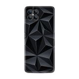 Kılıfland X600 Telefon Kılıfı, Silikon, Prizmalar Desen, Siyah
