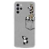 Kılıfland X700 Silikon Telefon Kılıfı, Panda Desen, Gri