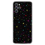 Kılıfland X700 Silikon Telefon Kılıfı, Puantiye ve Ay Desen, Siyah