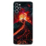 Kılıfland X700 Silikon Telefon Kılıfı, Yanardağ Desen, Özel Seri