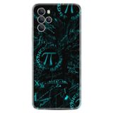 Kılıfland X700 Telefon Kılıfı, Silikon, Matematik Deseni, Siyah-Turkuaz