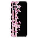 Kılıfland X700 Telefon Kılıfı, Silikon, Resimli Desenli Baskılı, Pink Flowers, Siyah