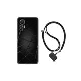kilifland Xiaomi 12 Lite ile Uyumlu Kılıf Ipli Boyun Askılı Desenli Silikon Dikenli Tel 1779