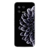 Kılıfland Xiaomi 13 ile Uyumlu Silikon Kılıf, Çiçek Deseni, Siyah