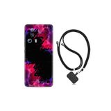 kilifland Xiaomi 13 Lite ile Uyumlu Kılıf Ipli Boyun Askılı Desenli Silikon Boyalar 1663