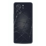 Kılıfland Xiaomi 13T ve Xiaomi 13T Pro ile Uyumlu Silikon Kılıf, Dikenli Tel Desen, Siyah