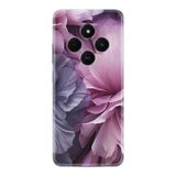 Kılıfland Xiaomi 14C ile Uyumlu Kılıf, Boutique Baskılı Çiçek Desen, Mor