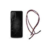 kilifland Xiaomi Mi 10t ile Uyumlu Kılıf Rasta Ipli Boyun Askılı Desenli Silikon Dikenli Tel 1779