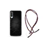kilifland Xiaomi Mi 9 ile Uyumlu Kılıf Rasta Ipli Boyun Askılı Desenli Silikon Dikenli Tel 1779