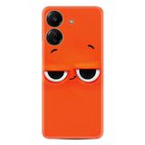 Kılıfland Xiaomi Poco C65 ile Uyumlu Kılıf, Desenli Silikon, Platinium Series, Turuncu