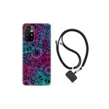 kilifland Xiaomi Poco M4 Pro ile Uyumlu Kılıf Ipli Boyun Askılı Desenli Silikon Colurful Mandala 1667