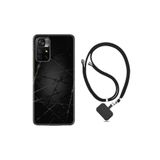 kilifland Xiaomi Poco M4 Pro ile Uyumlu Kılıf Ipli Boyun Askılı Desenli Silikon Dikenli Tel 1779