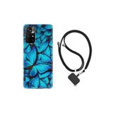 kilifland Xiaomi Poco M4 Pro ile Uyumlu Kılıf Ipli Boyun Askılı Desenli Silikon Owl 1351