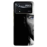 Kılıfland Xiaomi Poco X4 Pro 5G ile Uyumlu Silikon Kılıf, Atatürk Portre Baskılı, Siyah