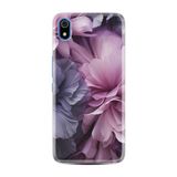 Kılıfland Xiaomi Poco X4 Pro ile Uyumlu Kılıf, Boutique Baskılı Çiçek Desen, Mor