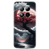 Kılıfland Xiaomi Poco X5 Pro Kılıf, Boutique Baskılı, Ağaç ve Ay Tasarımı