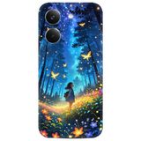 Kılıfland Xiaomi Poco X5 Pro Kılıf, Boutique Baskılı, Anime Butterfly Desenli, Mavi