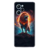 Kılıfland Xiaomi Poco X5 Pro Kılıf, Boutique Baskılı, Arslan Deseni, Siyah