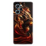 Kılıfland Xiaomi Poco X5 Pro Kılıf, Boutique Baskılı, Arslan Desenli, Siyah