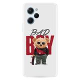 Kılıfland Xiaomi Poco X5 Pro Kılıf, Boutique Baskılı, Bad Guy Desenli, Beyaz