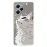 Kılıfland Xiaomi Poco X5 Pro Kılıf, Boutique Baskılı, Beyaz Kedi Desenli
