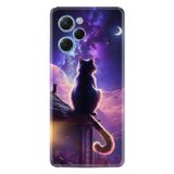 Kılıfland Xiaomi Poco X5 Pro Kılıf, Boutique Baskılı, Damdaki Kedi Tasarımı