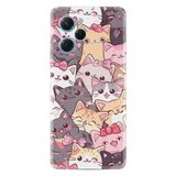 Kılıfland Xiaomi Poco X5 Pro Kılıf, Boutique Baskılı, Harika Kediler, Renk77