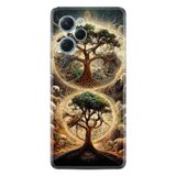 Kılıfland Xiaomi Poco X5 Pro Kılıf, Boutique Baskılı, İkili Ağaç Deseni