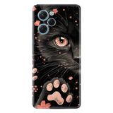 Kılıfland Xiaomi Poco X5 Pro Kılıf, Boutique Baskılı, Kara Kedi Desenli, Siyah