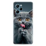 Kılıfland Xiaomi Poco X5 Pro Kılıf, Boutique Baskılı, Komik Kedi Desenli