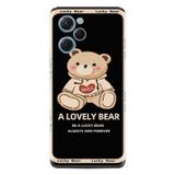 Kılıfland Xiaomi Poco X5 Pro Kılıf, Boutique Baskılı, Lovely Bear Desenli, Siyah
