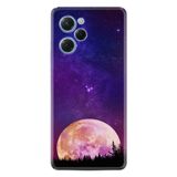 Kılıfland Xiaomi Poco X5 Pro Kılıf, Boutique Baskılı, Mor Ay ve Yıldız Tasarımı