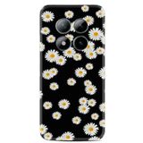 Kılıfland Xiaomi Poco X5 Pro Kılıf, Boutique Baskılı, Papatyalar Desenli, Siyah