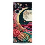 Kılıfland Xiaomi Poco X5 Pro Kılıf, Boutique Baskılı, Platonik Ay Desenli, Renkli