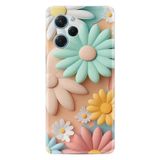 Kılıfland Xiaomi Poco X5 Pro Kılıf, Boutique Baskılı, Rengarenk Çiçek Desen
